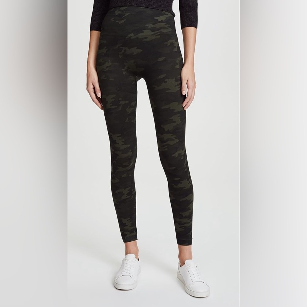 NWT | Spanx Green Camo Leggings | Size M